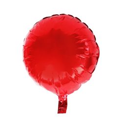 BALON OKRĄGŁY CZERWONY 45*45