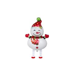 FOLIA BALON ŚWIĄTECZNY ŚNIEG 54*83