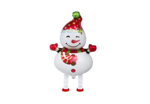 FOLIA BALON ŚWIĄTECZNY ŚNIEG 54*83
