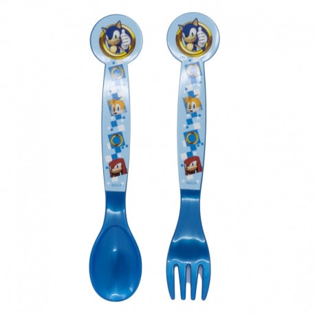 ZESTAW 2 SZT. PLASTIKOWYCH sztućców SONIC