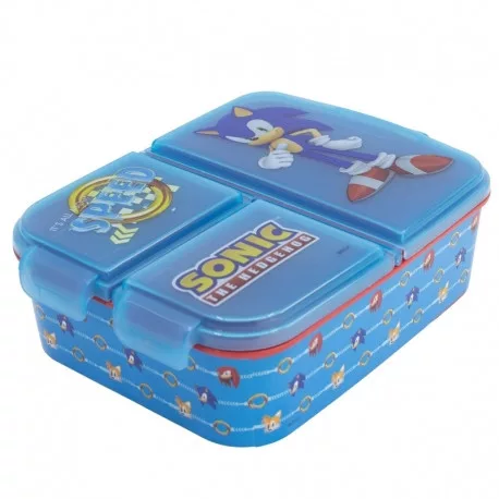Sonic 3 rekeszes szendvicses doboz gyerekeknek