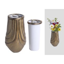 METALOWY WAZON ELIPSA KWADRATOWA 20CM