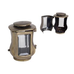 METAL ŚWIECA KOSTKA URNA 14CM