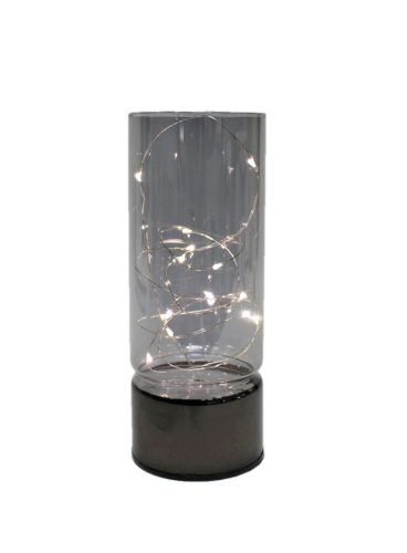 LAMPA+ŚWIECĄCY SZARY7*15