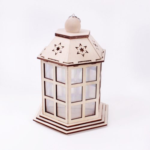 DEK.DREWNO LAMPION PAGODA NAT.21
