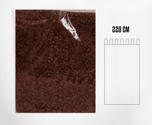 ZAWIESZKA ORGANZA FIOLETOWA BRĄZOWA220
