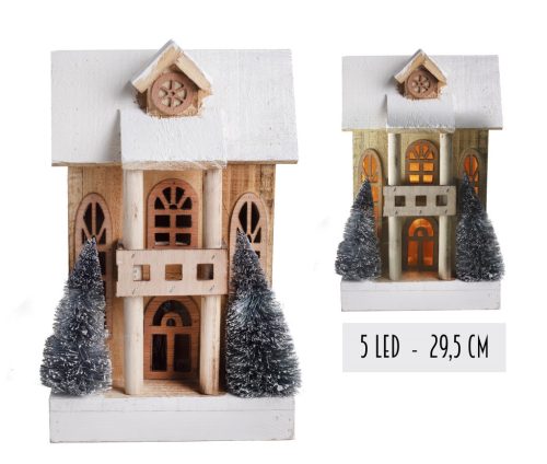 DRZEWO DOM+5LED 2M+2ŚWIĄTECZNE DRZEWO 29,5
