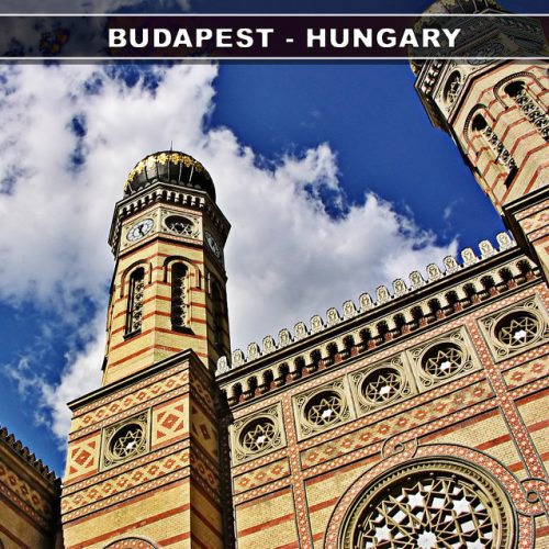 HM.PAMIĄTKA SYNAGOGA W BUDAPESZCIE 6*6