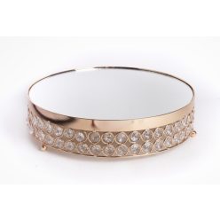 METAL TACA Z KRZYŻEM ZŁOTA 8*30,5