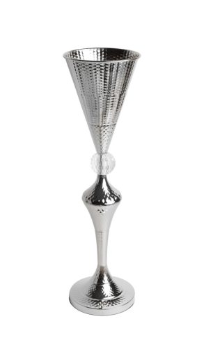 METALOWA DONICA PODSTAWA+KRST.SREBRO 14*53