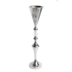 METALOWA DONICA PODSTAWA+KRST.SREBRO 14*64
