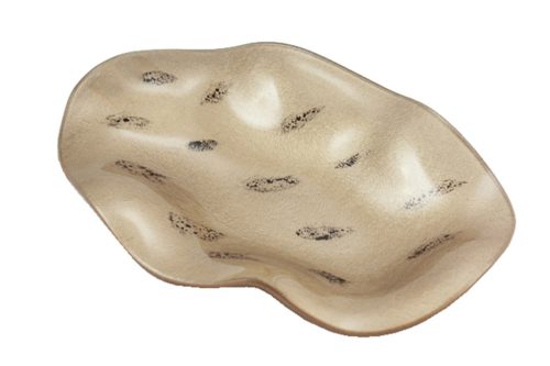 POT OVAL WAVY BROWN 29