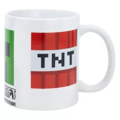  Minecraft kerámia reggeliző bögre 325ML ajándék dobozban 