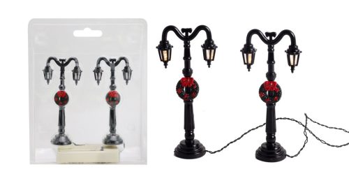 LED ŚWIECZNIK*2+KOSZ.12CM