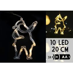 LED MIKOŁAJ 10LED  20CM  WW