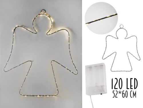 ŚWIATŁO DRUTU ANIOŁ 120L  52*60