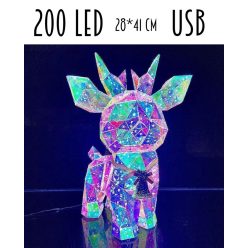 ŚWIATŁO RENIFER 200L/USB28*41