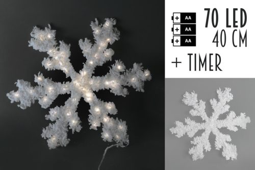 ŚWIATŁO, ŚNIEG+70 LED ZIMOWY   40