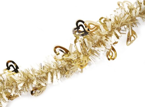 BOA SZEROKI+SERCE ZŁOTY9CM*2M
