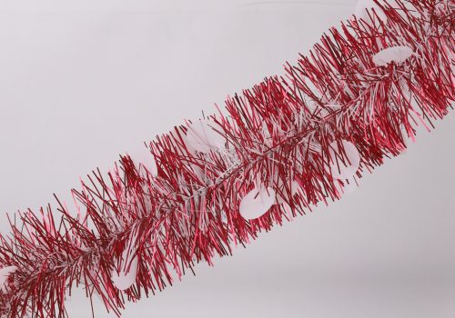 BOA W KROPECZKI CZERWONY       9CM