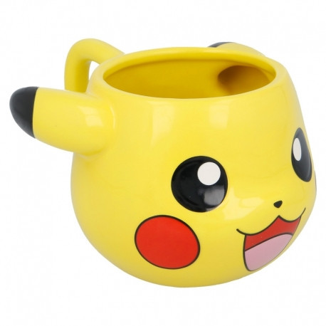 Kubek 3D z dolomitu 450ml w pudełku prezentowym Pokémon Pikachu