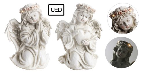 P.LED ANIOŁ+GOŁĄB FIOLET 22