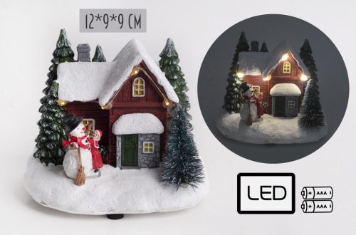 P.HAVAS DOM+LED+ŚNIEŻYCA12*9*9