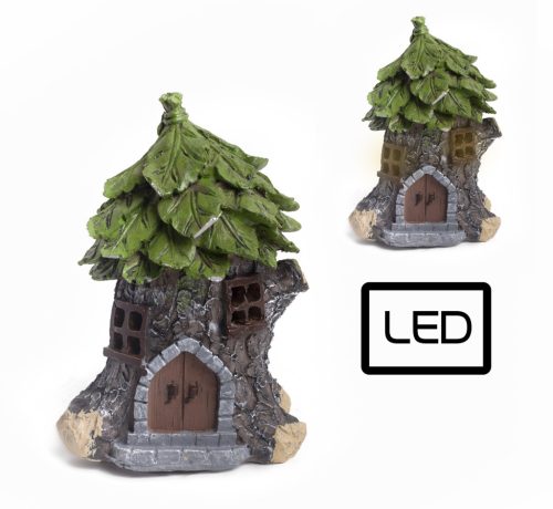 DOMEK Z LIŚCIEM NA DACH BA+LED15