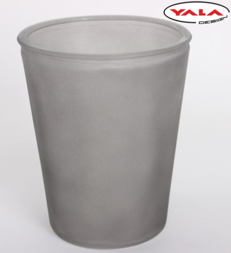Okrągły stojak na kwiaty szary 12*15