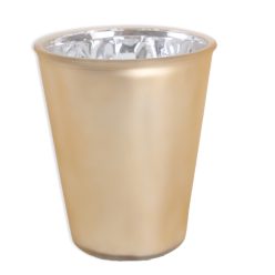 Okrągły stojak na kwiaty złoty metaliczny 16*19
