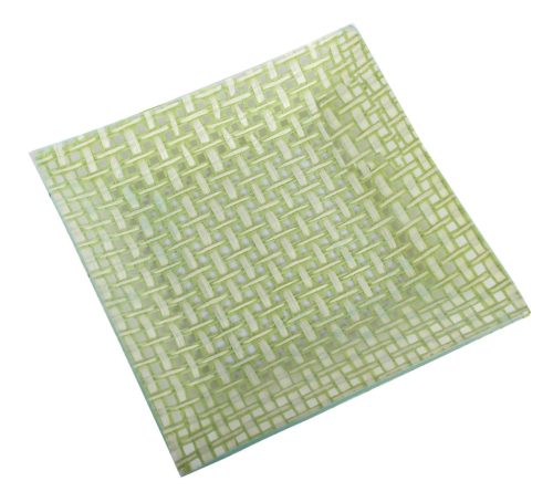 POT RAFFIA GRID GREEN 20