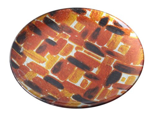 POT ROUND ORANGE 25
