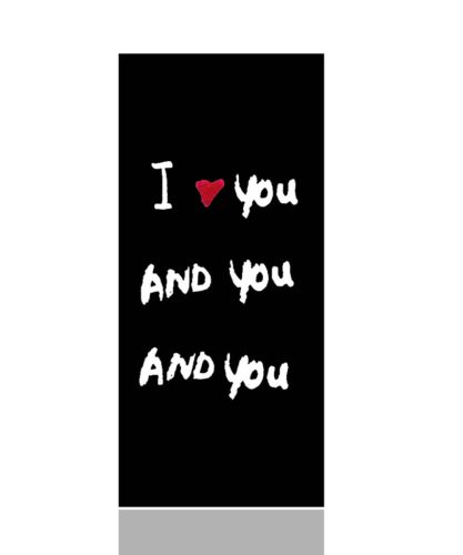 Ü.KÉP STOŁOWY I LOVE U FEH8*18
