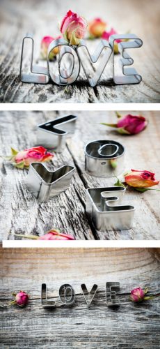 Ü.KÉP STOŁOWY LOVE LOVE   8*18