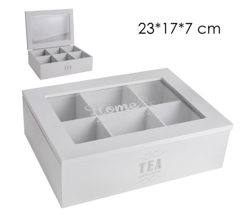 PUŁKA+KUBEK HERBATY 6R.BIAŁY 23*17*7