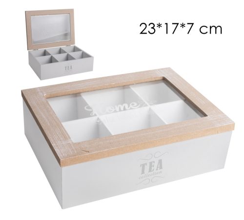 PUŁKA+KUBEK HERBATY 6R.BIAŁY/N23*17*7