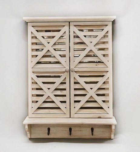 LUSTRO ŚCIENNE+DREWNO NATURALNE 51*10*67