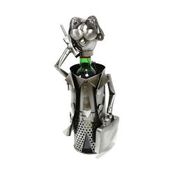 METALOWY UCHWYT NA BUTELKĘ DO SKLEPU 11*33