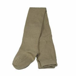   Bawełniane rajstopy dla niemowląt - jednokolorowe rajstopy - 80-86 - khaki - Evidence