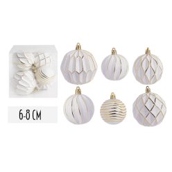 KULA KD. MIESZANA*6 BIAŁA/CZERWONA 6-8CM