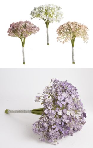 BUKIECIK Z KWIATÓW 7RODZ 4SZT 33CM