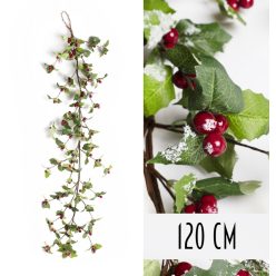 GIRLANDA JAGODA+LIŚCIE PIR.120