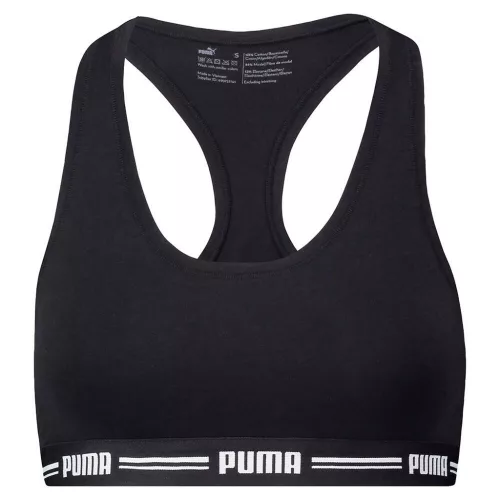 Puma biustonosz sportowy Y z tyłu - czarny - M