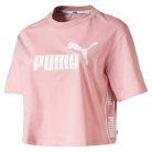 Puma damska koszulka sportowa z wysoką zawartością bawełny - jasnoróżowa - L