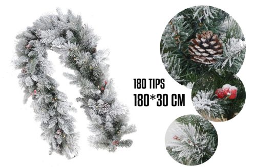 FG.ŚNIEŻNY PIRAMIDA BOŻONARODZENIOWA 180SZT/180*30
