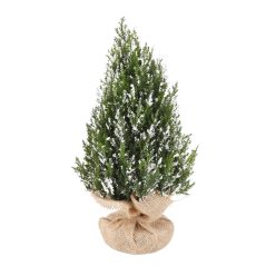 GAŁĄZKA TUJI + TORBA BIAŁA + SZYBKA 33CM