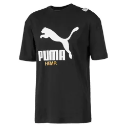 Puma męska luźna koszulka sportowa - czarna - L