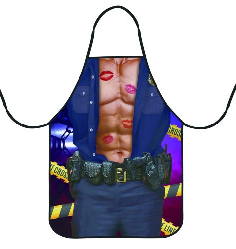 APRON SEXY POLICJANT Z PUSZCZKIEM
