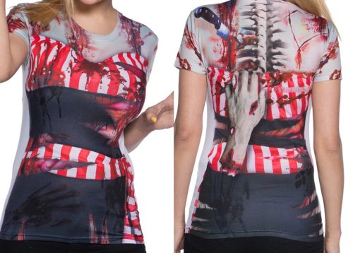 KOSZULKA 3D "ZOMBIE DAMA
