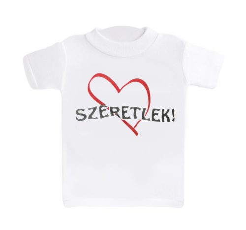 MINI KOSZULKA 'KOCHAM CIĘ!